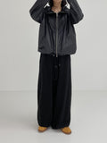 Glossy Two-Way Oversized Fit Jumper