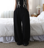 Lulu Wide Pintuck Slacks