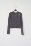 (W) Boat Shape Button Top