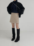 Hair Wool Mini Skirt