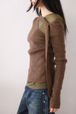Manny see-through string tee
