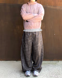 Linen Cut Balloon Banding Denim