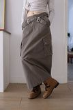 Lace tie long boots