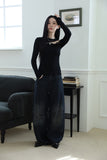 Devil Wide Pin-Tuck Denim