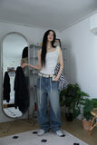 Daily stopper straight denim