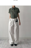 Stopper Nylon Wide Pants