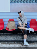 Drop-down Half Hood T-Shirt