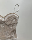 Eilana Ribbon Lace Top
