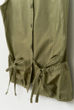 (W) Cake Pocket Slim Shirt