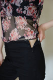 Chiffon Rose Halter Sleeveless
