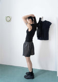 STRIPE HALF SHORT PT