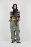 Knit hoodie balaclava