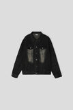 Melton Striped Denim Jacket