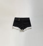 Tinker Lace Low-Rise Shorts