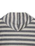 Ocean Striped Warmer Zip Hoodie