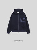 Galaxy Patch Zip Hoodie