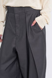 Adele V-tuck Wide Slacks