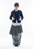 Ciel round button-up cardigan