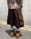 Nylon Big Cargo Bermuda Pants