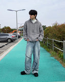 Unbalanced Balloon Denim Pants