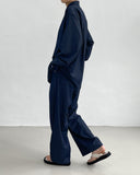 [set] Tencel denim set-up