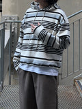 Multi Stripe String Hood