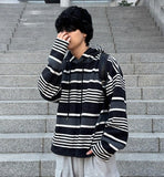 Multiple Stripe Hoodie