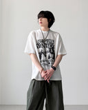 Noir Half Knit T-shirt