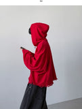 Sike Damage Crop Hoodie