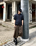 Chain Stripe Half Cardigan