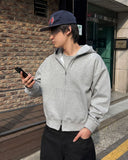 Crop Hood Zip-Up
