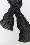 Leaf Dot Wrinkle Scarf