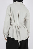 Nylon anorak shirt