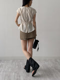 Ruhe Strap Cap Blouse