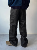 Rough Coated Black Denim
