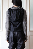 Nylon hood vest