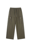 Double stitch cargo banding pants