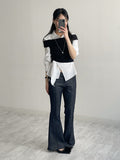 Port Off-Shoulder T-Shirt