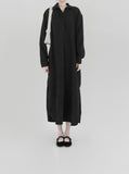 Lehen Collar Corduroy Long One Piece