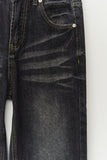 (W) Thunder Washed Bootscut Denim