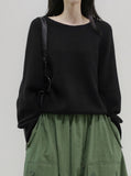 Kneep Boatneck Wool Knit