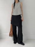 Ribbon Wrap Semi-Wide Slacks