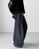 Cruise Pintuck Balloon Denim