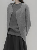 Moban Wool Knit Cardigan