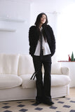Fluffy fur cardigan