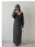 Lace Ribbed Square Sleeveless