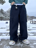 Capital Diagonal Zipper Raw Denim Pants