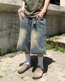 Rocker Vintage Washing Bermuda Denim