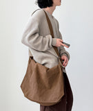 Suede Messenger Bag