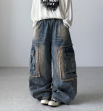 Burst Vintage Cargo Denim